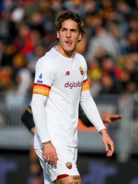 Roma 'nın Nicolo Zaniolo portresi İtalyan futbolu Serie A maçında Venezia FC ile AS Roma maçında Venedik, İtalya' daki Pier Luigi Penzo Stadyumu 'nda, 07 Kasım 2021 - Fotoğraf: Ettore Griffoni