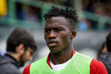 İtalyan futbolu Serie A maçında Roma 'nın Ebrima Darboe portresi Venezia FC ile AS Roma maçında Venedik, İtalya' daki Pier Luigi Penzo stadyumunda, 07 Kasım 2021 - Fotoğraf: Ettore Griffoni