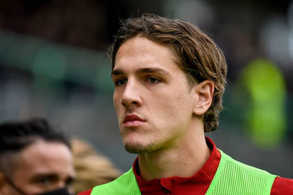 İtalyan futbolu Serie A maçında Roma 'nın Nicolo Zaniolo portresi Venezia FC ile AS Roma maçında Venedik, İtalya' daki Pier Luigi Penzo stadyumunda, 07 Kasım 2021 - Fotoğraf: Ettore Griffoni