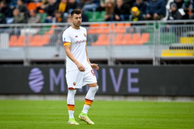 Roma 'nın Stephan El Shaarawy portresi İtalyan futbolu Serie A maçında Venezia FC, İtalya' nın Venedik kentindeki Pier Luigi Penzo stadyumunda AS Roma 'ya karşı, 27 Kasım 2021 - Fotoğraf: Ettore Griffoni