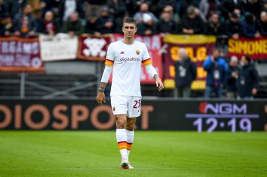 İtalyan futbolu Serie A maçında Roma 'nın Gianluca Mancini portresi Venezia FC ile AS Roma maçında Venedik, İtalya' daki Pier Luigi Penzo stadyumunda, 07 Kasım 2021 - Fotoğraf: Ettore Griffoni