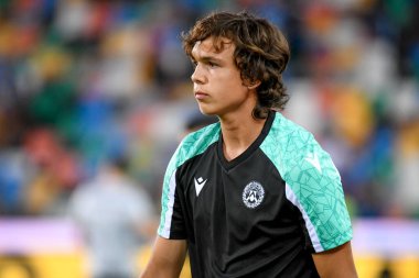 İtalyan futbolu Coppa Italia maçında Martin Palumbo (Udinese) portresi Udinese Calcio ile Ascoli Calcio arasında Friuli - Dacia Arena Stadyumu, Udine, İtalya, 13 Ağustos 2021 - Fotoğraf: Ettore Griffoni