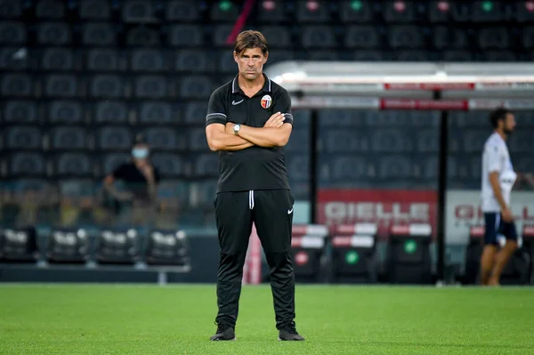 Andrea Sottil Head Coach Ascoli Portrait Italian Football Coppa Italia — Stock Photo, Image