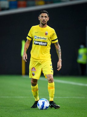 Tommaso D 'Orazio (Ascoli) İtalyan futbolu Coppa Italia maçında Udinese Calcio ile Ascoli Calcio arasında Udine, İtalya' da Dacia Arena Stadyumu 'nda 13 Ağustos 2021' de oynanan karşılaşmada portreyi canlandırdı.