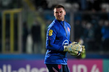 İngiltere 'den Sam Johnstone FIFA Dünya Kupası elemeleri sırasında Katar 2022 - San Marino' daki San Marino Stadyumu 'nda San Marino' ya karşı İngiltere - 15 Kasım 2021 - Fotoğraf: Ettore Griffoni