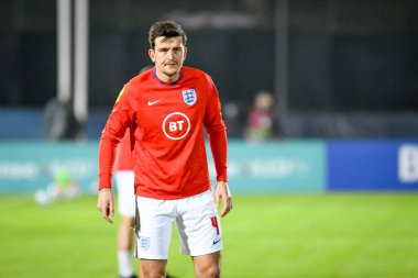 İngiltere 'den Harry Maguire FIFA Dünya Kupası elemeleri sırasında Katar 2022 - San Marino' daki San Marino Stadyumu 'nda San Marino' ya karşı İngiltere - 15 Kasım 2021 - Fotoğraf: Ettore Griffoni