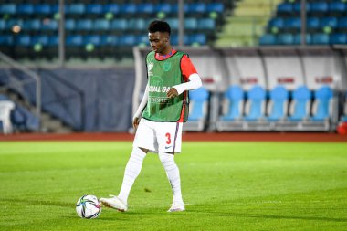 İngiliz Bukayo Saka, FIFA Dünya Kupası Katar 2022 Dünya Kupası elemeleri sırasında - San Marino, San Marino 'daki San Marino Stadyumu' nda San Marino 'ya karşı İngiltere - 15 Kasım 2021