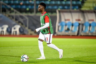 İngiliz Bukayo Saka, FIFA Dünya Kupası Katar 2022 Dünya Kupası elemeleri sırasında - San Marino, San Marino 'daki San Marino Stadyumu' nda San Marino 'ya karşı İngiltere - 15 Kasım 2021