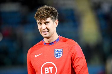 FIFA Dünya Kupası elemeleri sırasında İngiltere 'den John Stones - San Marino' daki San Marino Stadyumu 'nda San Marino - 15 Kasım 2021 - Fotoğraf: Ettore Griffoni