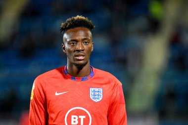 İngiltere 'den Tammy Abraham FIFA Dünya Kupası elemeleri sırasında Katar 2022 - San Marino' daki San Marino Stadyumu 'nda San Marino' ya karşı İngiltere - 15 Kasım 2021 - Fotoğraf: Ettore Griffoni