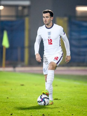 İngiltere 'den Ben Chilwell FIFA Dünya Kupası elemeleri sırasında Katar 2022 - San Marino' daki San Marino Stadyumu 'nda San Marino' ya karşı İngiltere - 15 Kasım 2021 - Fotoğraf: Ettore Griffoni