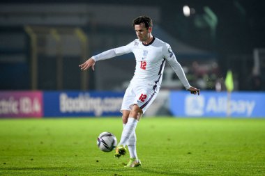 İngiltere 'den Ben Chilwell FIFA Dünya Kupası elemeleri sırasında Katar 2022 - San Marino' daki San Marino Stadyumu 'nda San Marino' ya karşı İngiltere - 15 Kasım 2021 - Fotoğraf: Ettore Griffoni