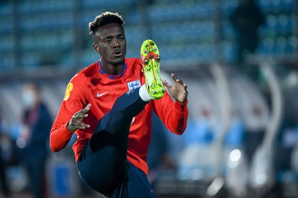 İngiltere 'den Tammy Abraham FIFA Dünya Kupası elemeleri sırasında Katar 2022 - San Marino' daki San Marino Stadyumu 'nda San Marino' ya karşı İngiltere - 15 Kasım 2021 - Fotoğraf: Ettore Griffoni