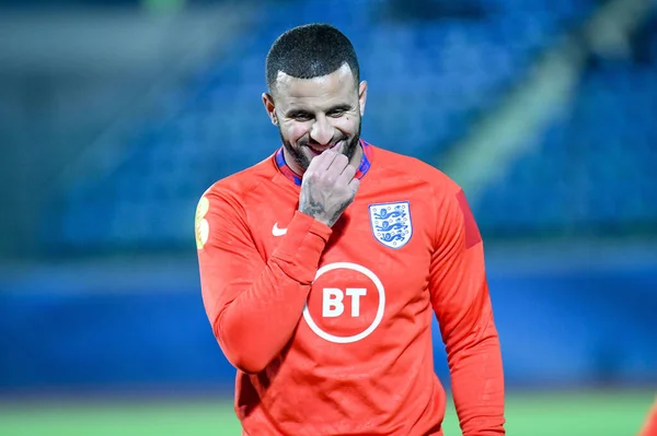 FIFA Dünya Kupası elemeleri sırasında İngiliz Kyle Walker - San Marino, San Marino 'daki San Marino Stadyumu' nda San Marino 'ya karşı İngiltere - 15 Kasım 2021 - Fotoğraf: Ettore Griffoni