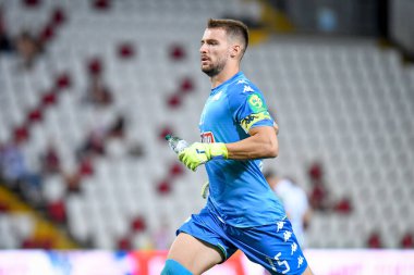 Vassilis Xenopoulos (Panathinaikos), İtalya 'nın Trieste kentindeki Nereo Rocco Stadyumu' nda oynanan AC Milan-Panathinaikos FC maçında portresi.
