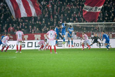 Stefano Giacomelli (Vicenza) İtalya Futbol Şampiyonası Ligi BKT LR Vicenza-Brescia Calcio maçında 20 Kasım 2021 'de İtalya' nın Vicenza kentinde oynanan Stadyum Romeo Menti maçında serbest vuruşta 2-3 gol attı.