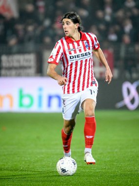 Filippo Ranocchia (Vicenza) 20 Kasım 2021 'de İtalya Futbol Şampiyonası Ligi BKT Vicenza vs Brescia Calcio' nun Vicenza, İtalya 'daki Stadyumu Romeo Menti' de oynadığı maçta resmedildi.