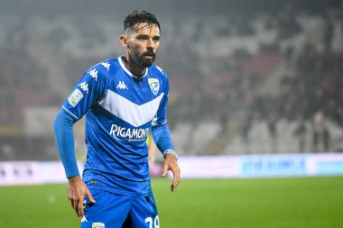 Marko Pajac (Brescia) 20 Kasım 2021 'de İtalya Futbol Şampiyonası Ligi BKT Vicenza-Brescia Calcio Stadyumu Romeo Menti, İtalya - Fotoğraf: Ettore Griffoni