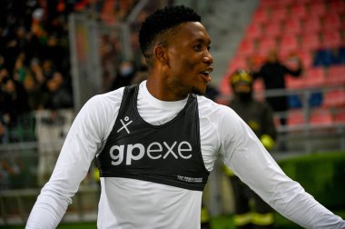 İtalyan futbolu Serie A maçında Venezia 'nın David Okereke portresi Bologna FC - Venezia FC maçı, Renato Dall & # 39; Ara Stadyumu, 21 Kasım 2021 - Fotoğraf: Ettore Griffoni