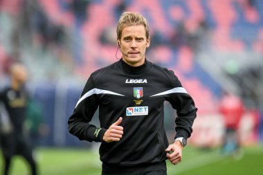 Hakem Daniele Chiffi İtalya futbol takımı Serie A maçında Bologna FC, Venezia FC 'ye karşı Renato Dall & # 39; Ara Stadyumu' nda 21 Kasım 2021 - Fotoğraf: Ettore Griffoni