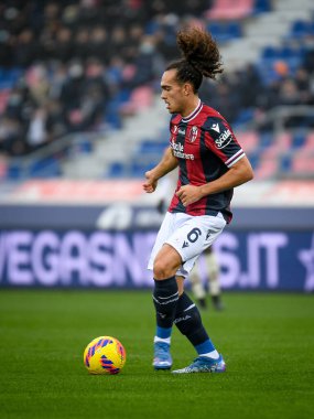 Bologna 'nın Arthur Tiyatrosu İtalyan futbolu Serie A maçında Bologna FC - Venezia FC maçı sırasında İtalya' nın Bologna kentindeki Renato Dall & # 39; Ara stadyumunda 21 Kasım 2021 - Fotoğraf: Ettore Griffoni