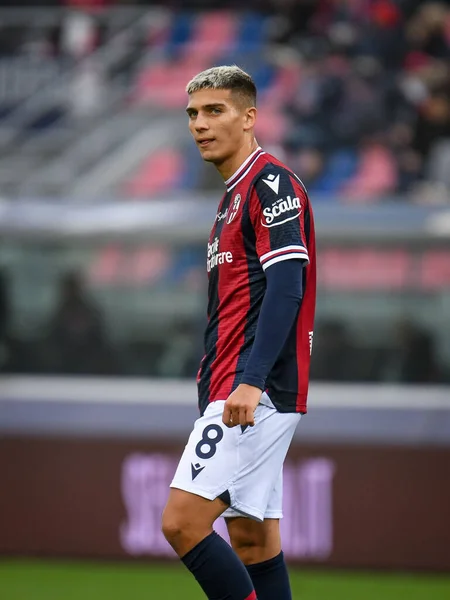 Jerdy Schouten Bolonha Retrato Durante Futebol Italiano Série Jogo