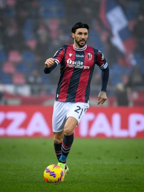 Bologna 'nın Roberto Soriano portresi İtalyan futbolu Serie A karşılaşmasında Bologna FC - Venezia FC karşılaşmasında Renato Dall # 39; Ara stadyumu, Bologna, İtalya, 21 Kasım 2021 - Fotoğraf: Ettore Griffoni