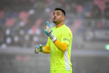 Venezia 'nın Sergio Romero hareketi İtalyan futbolu Serie A maçında Bologna FC - Venezia FC maçı sırasında İtalya' nın Bologna kentindeki Renato Dall & # 39; Ara stadyumunda 21 Kasım 2021 - Fotoğraf: Ettore Griffoni