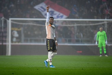 İtalyan futbolu Serie A maçında Venezia 'nın David Okereke portresi Bologna FC - Venezia FC maçı, Renato Dall & # 39; Ara Stadyumu, 21 Kasım 2021 - Fotoğraf: Ettore Griffoni