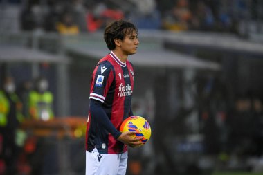 İtalya futbol takımı Serie A maçında Bologna FC - Venezia FC maçında Bologna 'nın Emanuel Vignato portresi, Renato Dall # 39; Ara stadyumunda 21 Kasım 2021 - Fotoğraf: Ettore Griffoni