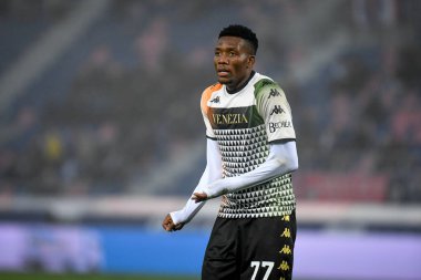 İtalyan futbolu Serie A maçında Venezia 'nın David Okereke portresi Bologna FC - Venezia FC maçı, Renato Dall & # 39; Ara Stadyumu, 21 Kasım 2021 - Fotoğraf: Ettore Griffoni