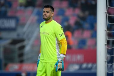 İtalya futbolu Serie A maçında Venezia 'nın Sergio Romero portresi Bologna FC - Venezia FC maçı sırasında İtalya' nın Bologna şehrinde yer alan Renato Dall & # 39; Ara stadyumunda 21 Kasım 2021