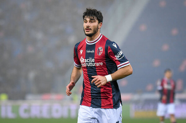 Bologna's Riccardo Orsolini portrait  during  italian soccer Serie A match Bologna FC vs Venezia FC at the Renato Dall'Ara stadium in Bologna, Italy, November 21, 2021 - Credit: Ettore Griffoni