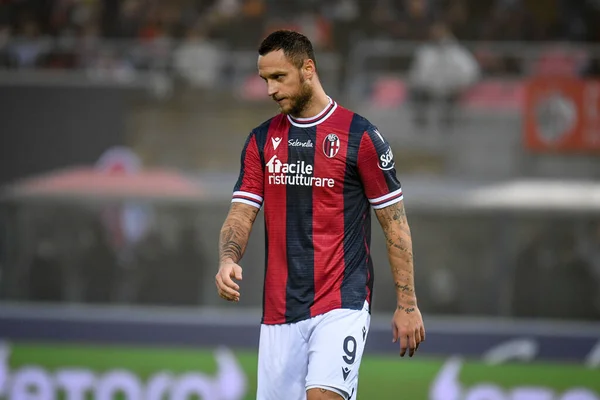 Bolognas Marko Arnautovic Portrait Italian Serie Match Bologna Venezia Renato — 스톡 사진