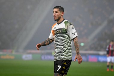Venezia 'nın Pasquale Mazzocchi portresi İtalyan futbolu Serie A maçında Bologna FC - Venezia FC maçı Renato Dall # 39; Ara stadyumu, Bologna, İtalya, 21 Kasım 2021 - Fotoğraf: Ettore Griffoni