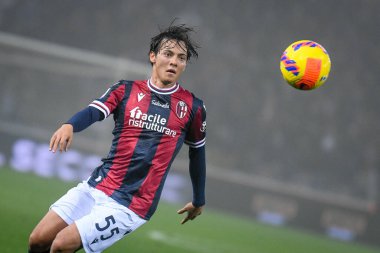 Bologna 'nın Emanuel Vignato portresi İtalyan futbolu Serie A maçında Bologna FC - Venezia FC maçı sırasında Bologna Dall & # 39; Ara Stadyumu, Bologna, İtalya, 21 Kasım 2021 - Fotoğraf: Ettore Griffoni