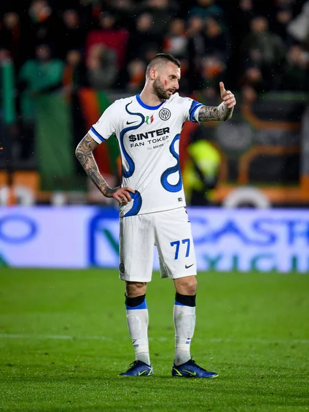 İtalya futbolu Serie A maçında Marcelo Brozoviç 'in portresi Venezia FC' ye karşı Venezia FC, İtalya 'nın Venedik kentindeki Pier Luigi Penzo stadyumunda 27 Kasım 2021 - Fotoğraf: Ettore Griffoni