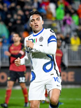 İtalya futbol takımı Serie A maçında Inter 'in Lautaro Martinez portresi Venezia FC ile Venezia FC arasındaki Venedik, İtalya' daki Pier Luigi Penzo Stadyumu, 27 Kasım 2021 - Fotoğraf: Ettore Griffoni