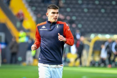 Johan Vasquez (Cenova) İtalya futbolu sırasındaki portresi Serie A maçı Udinese Calcio ile Ceneviz CFC maçı Udine, İtalya 'daki Dacia Arena stadyumunda, 28 Kasım 2021 - Fotoğraf: Ettore Griffoni