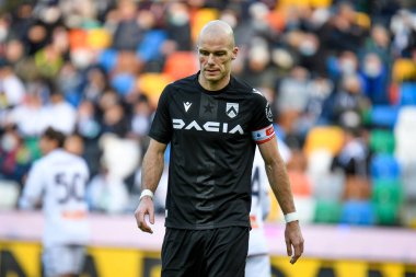 Bram Nuytinck (Udinese) İtalya futbolu sırasındaki portre Udinese Calcio ile Ceneviz CFC maçı Udine, İtalya 'da Dacia Arena Stadyumu' nda, 28 Kasım 2021