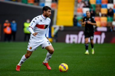 Stefano Sabelli (Cenova) İtalyan futbol takımı Serie A 'nın Udinese Calcio ile Genoa CFC maçında Udine' deki Dacia Arena Stadyumu 'nda 28 Kasım 2021' de görev yapan portresi - Fotoğraf: Ettore Griffoni