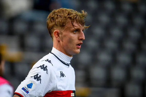 Jerdy Schouten Bolonha Retrato Durante Futebol Italiano Série Jogo