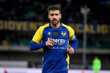 Daniel Bessa (Verona) İtalya futbolu sırasındaki portresi Serie A maçında Hellas Verona FC - Cagliari Calcio maçı Verona, İtalya 'daki Marcantonio Bentegodi stadyumunda, 30 Kasım 2021 - Fotoğraf: Ettore Griffoni