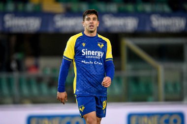 Giovanni Simeoni (Verona) İtalya futbolu sırasındaki portresi: Hellas Verona FC - Cagliari Calcio maçı Verona, İtalya 'daki Marcantonio Bentegodi stadyumunda, 30 Kasım 2021 - Fotoğraf: Ettore Griffoni