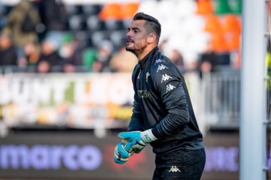 Venezia 'dan Sergio Romero İtalyan futbolu Serie A maçında Venezia FC, Hellas Verona FC' ye karşı Venedik, İtalya 'daki Pier Luigi Penzo Stadyumu' nda, 5 Aralık 2021 - Fotoğraf: Ettore Griffoni