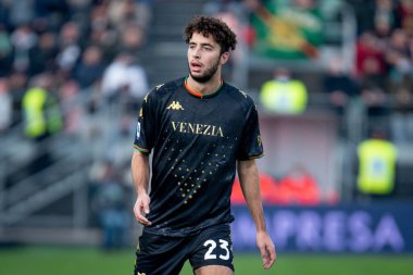 Venezia 'dan Sofian Kiyine İtalyan futbolu Serie A maçı sırasında Venezia FC, Hellas Verona FC' ye karşı Venedik, İtalya 'daki Pier Luigi Penzo Stadyumu' nda, 5 Aralık 2021 - Fotoğraf: Ettore Griffoni