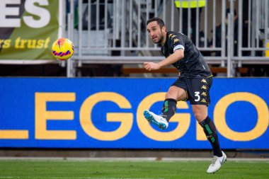 Venezia 'dan Cristian Molinaro İtalyan futbolu Serie A maçı sırasında Venezia FC ile Hellas Verona FC arasında Venedik, İtalya' daki Pier Luigi Penzo Stadyumu 'nda oynanmıştır.