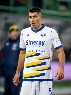 Verona 'dan Davide Faraoni İtalyan futbolu Serie A maçında Venezia FC, Hellas Verona FC' ye karşı Venedik, İtalya 'daki Pier Luigi Penzo Stadyumu' nda, 5 Aralık 2021 - Fotoğraf: Ettore Griffoni