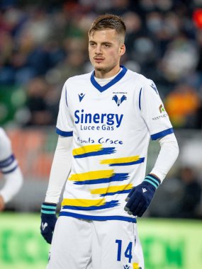 Verona 'dan Ivan Iliç İtalya' nın Serie A maçı sırasında Venezia FC ile Hellas Verona FC arasında Venedik, İtalya 'daki Pier Luigi Penzo Stadyumu' nda oynanan maçta, 5 Aralık 2021 - Fotoğraf: Ettore Griffoni