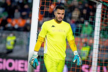 Venezia 'dan Sergio Romero İtalyan futbolu Serie A maçında Venezia FC, Hellas Verona FC' ye karşı Venedik, İtalya 'daki Pier Luigi Penzo Stadyumu' nda, 5 Aralık 2021 - Fotoğraf: Ettore Griffoni